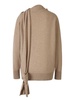 Stella McCartney Scarf Detailed Crewneck Knitted Jumper