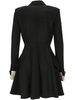 Max Mara Pleated Long-Sleeved Blazer Dress