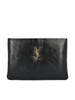 Saint Laurent Logo Plaque Clutch Bag