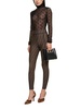 Fendi FF Karligraphy High-Neck Bodysuit