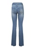 Pinko Love Bird Belted Waist Flared Jeans