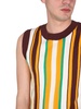 Wales Bonner Scale Striped Crewneck Knitted Vest