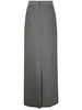 Alberta Ferretti Back-Slit Pencil Skirt