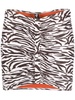 Reina Olga Zebra Print Gathered Skirt