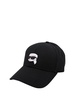 Karl Lagerfeld K/Ikonik 2.0 Logo Embroidered Baseball Cap