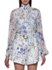 Zimmermann Natura Floral-Printed Long-Sleeved Blouse