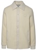 Casablanca Logo Patch Ribbed Cardigan