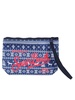 Mc2 Saint Barth Logo Printed Zipped Clutch Bag