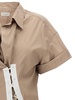 Dries Van Noten Lace-Up Detailed Click Shirt