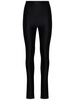 Alexandre Vauthier High-Waist Skinny Velvet Leggings