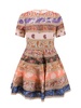 Zimmermann Devi Graphic Printed Mini Dress