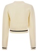 Marni Logo Embroidered Crewneck Cropped Jumper