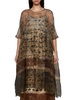 Uma Wang Semi-Sheer Allover Printed Dress