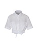 Acne Studios Semi-Transparent Cropped Blouse