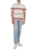 Etro Pegaso-Embroidered Short-Sleeved Striped Polo Shirt