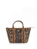 Dolce & Gabbana Small Leopard-Printed Branded Plate Shopper Bag