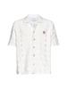 Casablanca Short-Sleeved Crochet Knitted Shirt