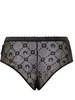 Marine Serre Mesh Flock Moonogram Briefs