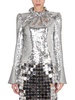 Paco Rabanne Sequined Embellished Long-Sleeved Top