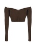 Jacquemus Ribbed Knit Cropped Cardigan