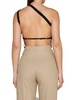 Jacquemus La Maille Ascu Asymmetric Knitted Crop Top