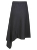 Marques'Almeida Asymmetric Drawstring Midi Skirt