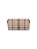 Burberry Checked Foldover-Top Shoulder Bag