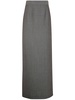 Alberta Ferretti Back-Slit Pencil Skirt