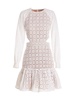 Michael Michael Kors Perforated Cut-Out Detailed Mini Dress