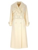 Ermanno Scervino Double-Breasted Belted Trench Coat