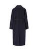 Fendi Double-Breasted Midi Straight Cut Coat