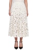 Max Mara Studio High Waist Lace Midi Skirt