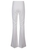 Elisabetta Franchi Logo Charm Stretch Palazzo Trousers