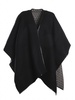 Ferragamo Gancini Reversible Knitted Cape