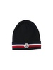 Moncler Logo Patch Knitted Beanie