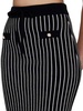 Alessandra Rich Striped Midi Skirt