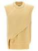 Jil Sander Crewneck Ribbed-Knit Vest