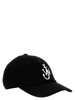 JW Anderson Curved Peak Logo Embroidered Baseball Cap