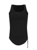 Rick Owens DRKSHDW Scoop Neck Sleeveless Tank Top