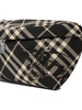 Burberry Equestrian Knight Motif Checked Belt Bag