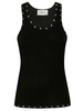 Coperni Logo Embroidered Stud Detailed Tank Top