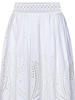 Alberta Ferretti Lace-Detail High Waist Maxi Skirt