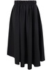 Uma Wang Pleat-Detailed Midi Skirt