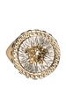 Versace Medusa Embellished Ring