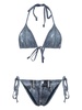 Acne Studios Denim Printed Bikini Set