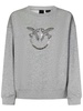 Pinko Logo Embellished Crewneck Sweatshirt