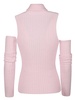 Blumarine Cut-Out Roll Neck Knitted Top