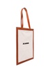 Jil Sander Logo Printed Open Top Tote Bag