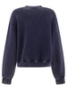 T By Alexander Wang Logo Embossed Crewneck Sweatshirt