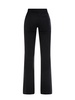 Alessandra Rich Pinstripe Flared Trousers